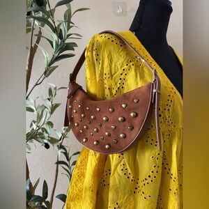 Aerie Mini Suede shoulder bag